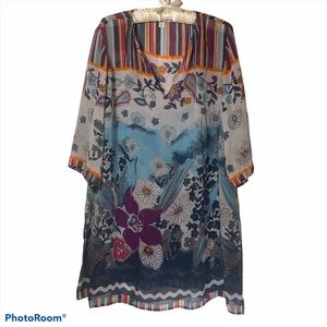 Coldwater Creek Silk Tunic. Size 1x. EUC